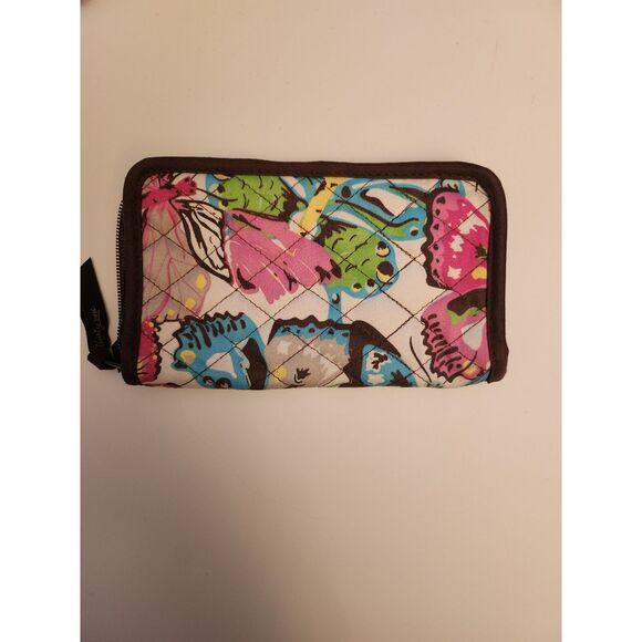 INVENTORY REDUCTION SALE. Thirty-One Butterfly Fabric Wallet B19 - Picture 2 of 3